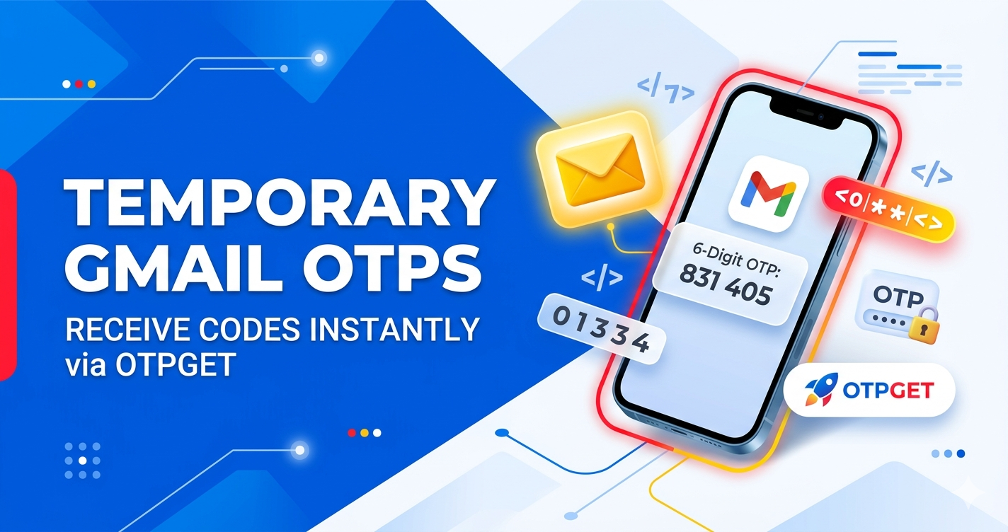 Temporary Gmail OTPs – Secure & Fast Verification via Otpget