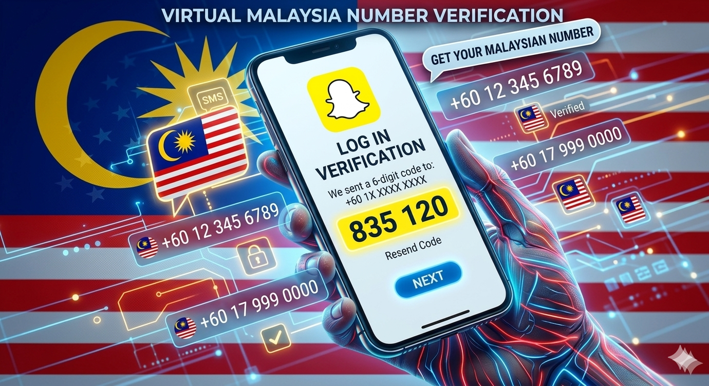 How to get Snapchat Malaysian virtual number – OTPGET solution