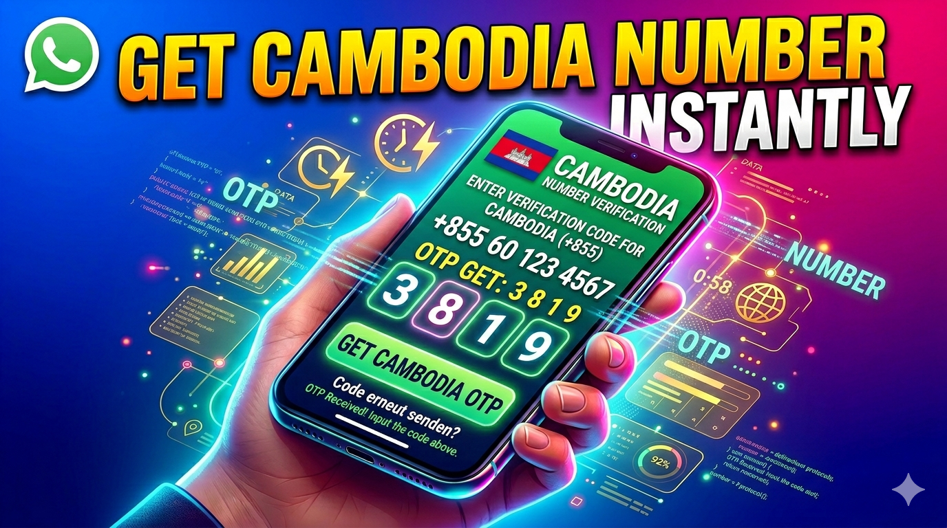 How to Get WhatsApp Cambodia Virtual Number Fast & Easy