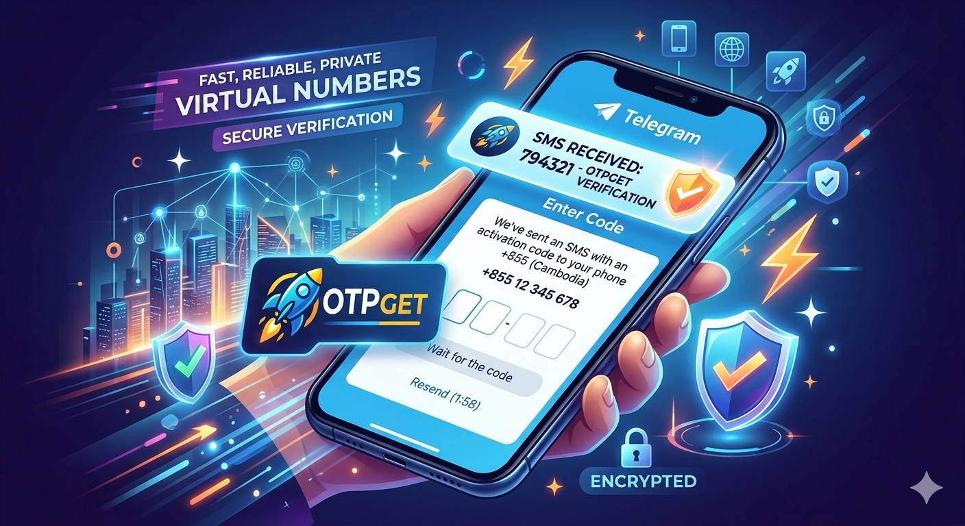 Get Telegram Cambodia Virtual Number Instantly | OTPGET