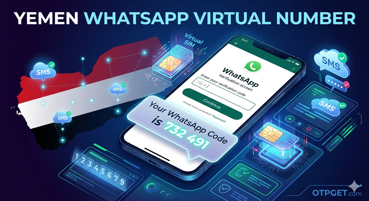 Get WhatsApp Yemen Virtual Number for OTP Verification