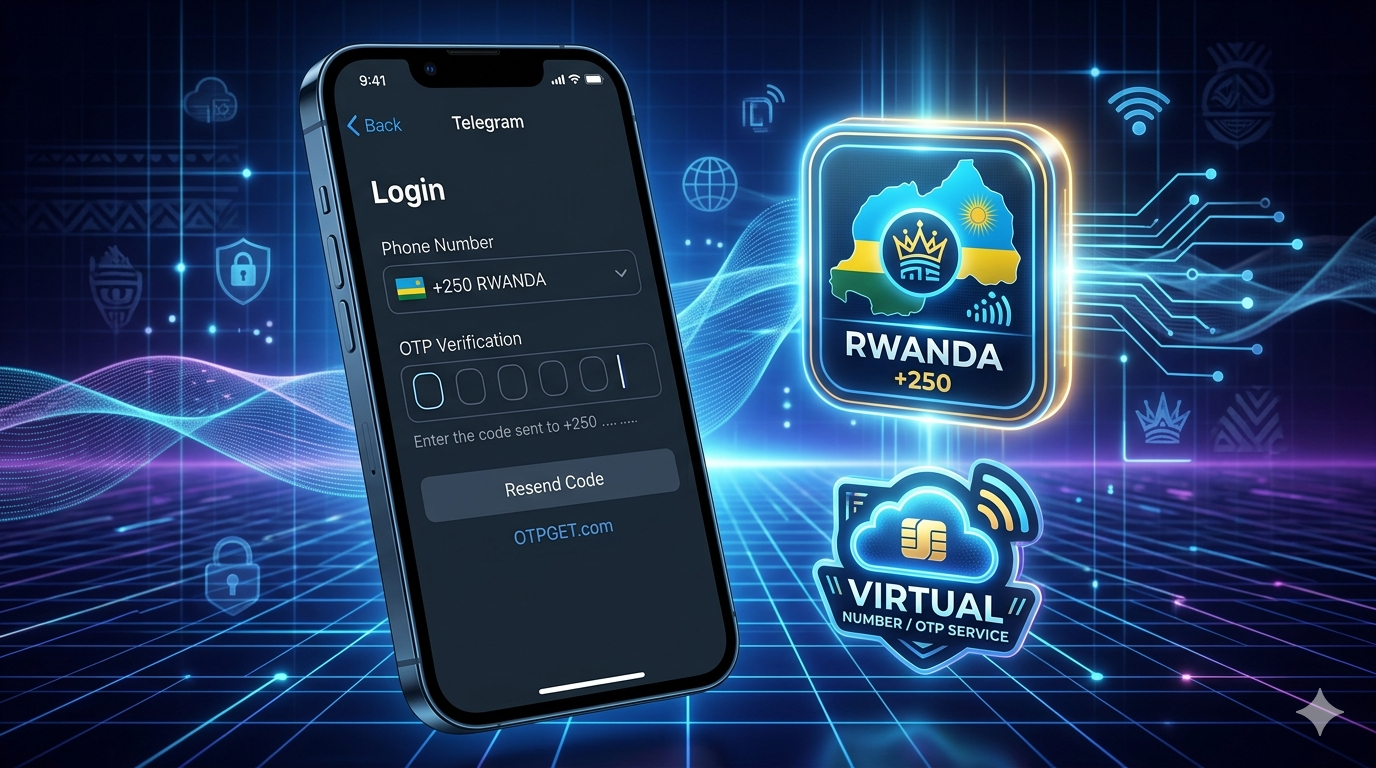 How to Get Telegram Rwanda Virtual Number Easily Using OTPGET