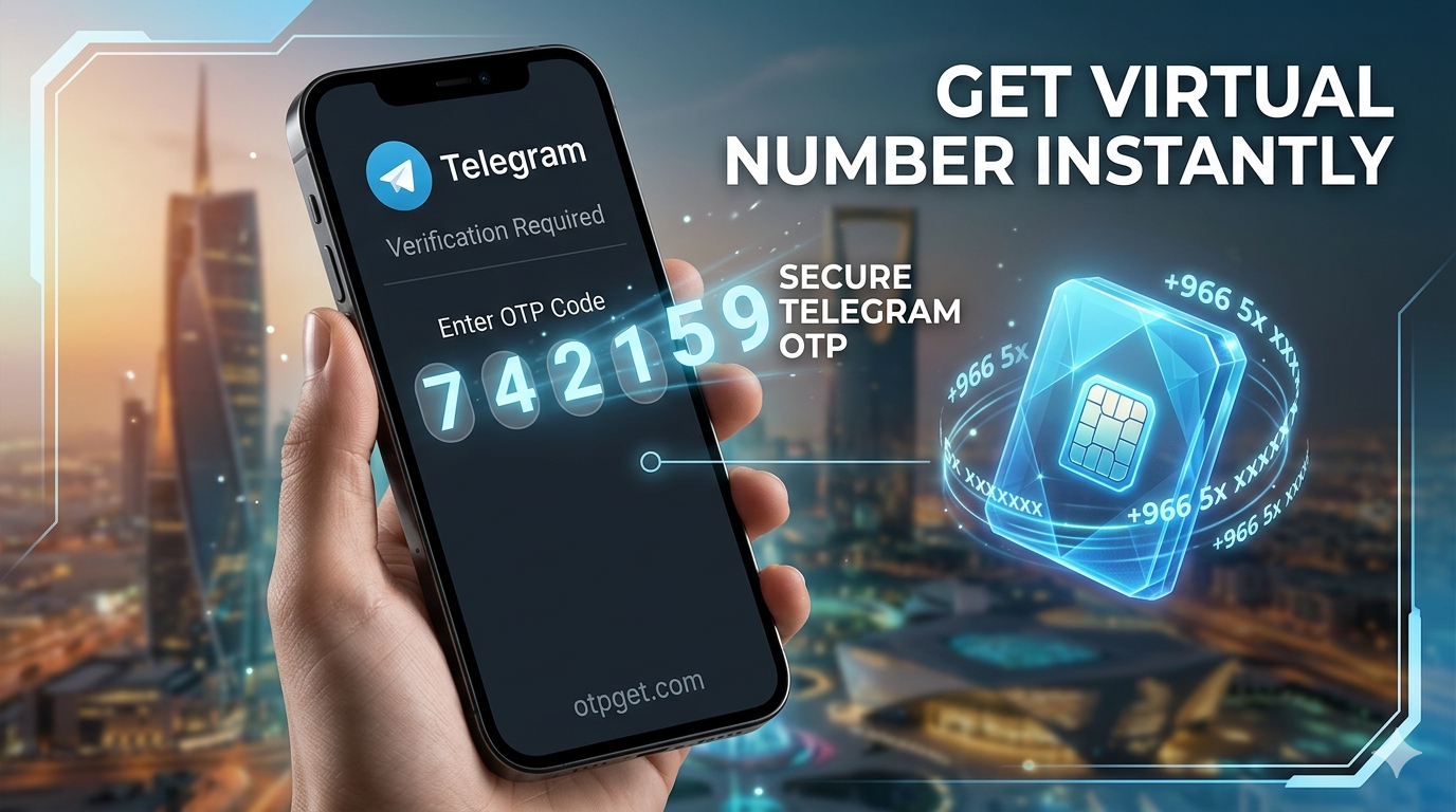 Get Telegram Saudi Arabia Virtual Number with OTPGET