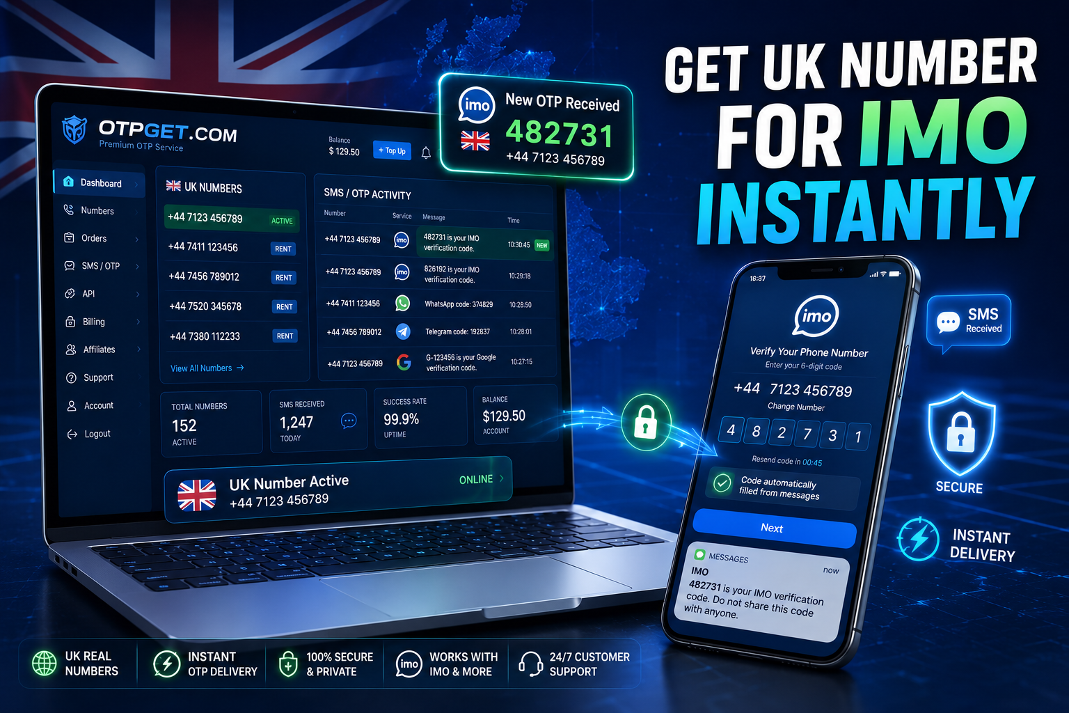 How to Get IMO UK Number: Simple Guide Using OTPGET Service Now