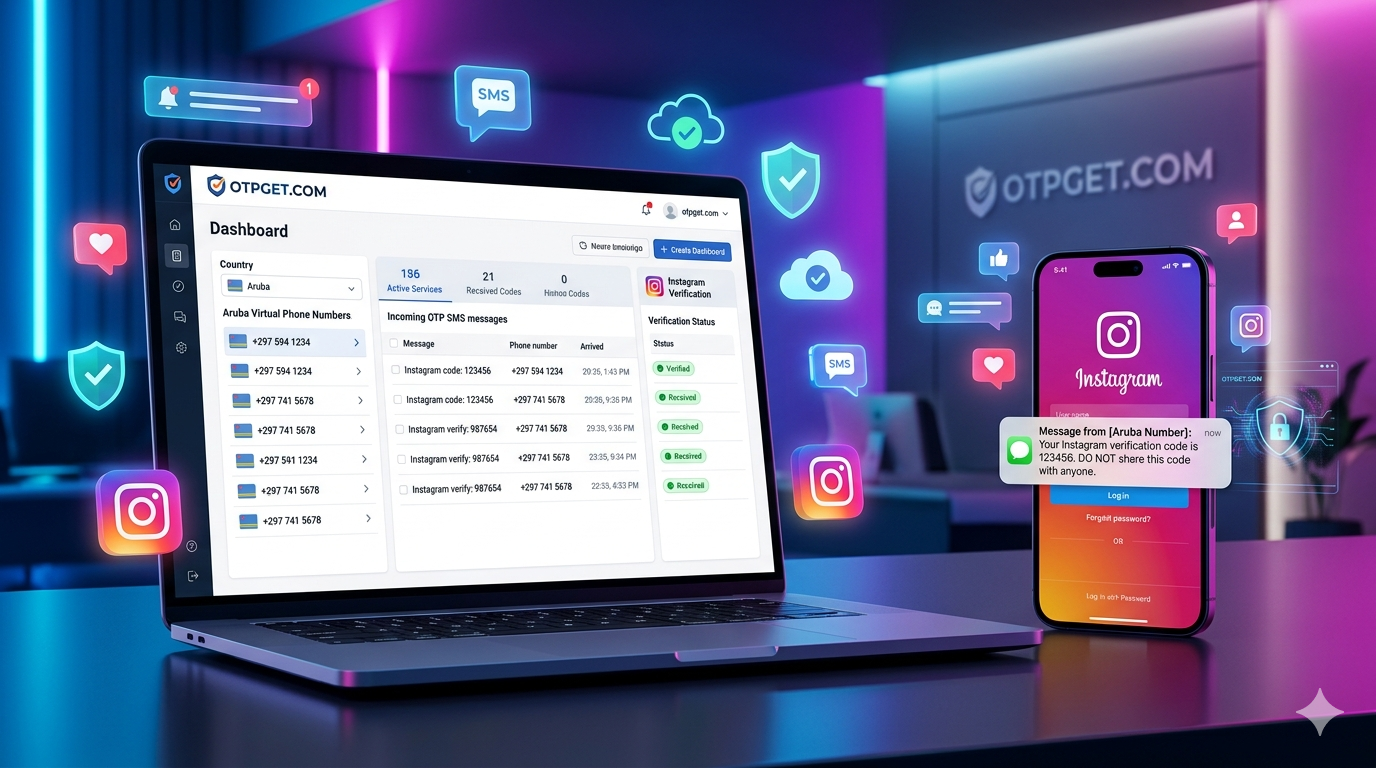 How to Get Instagram Aruba Number Safely With OTPGET