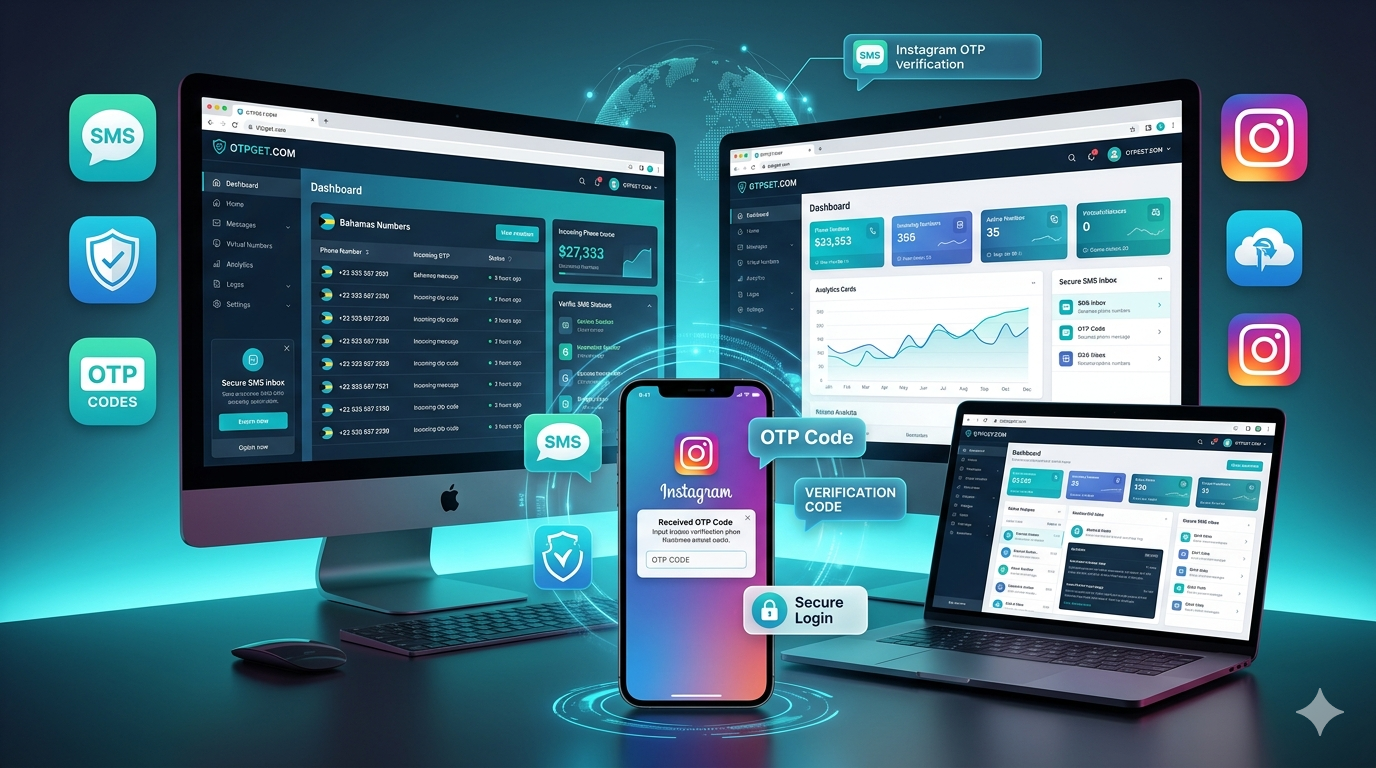 How to Get Instagram Bahamas Number Fast With OTPGET