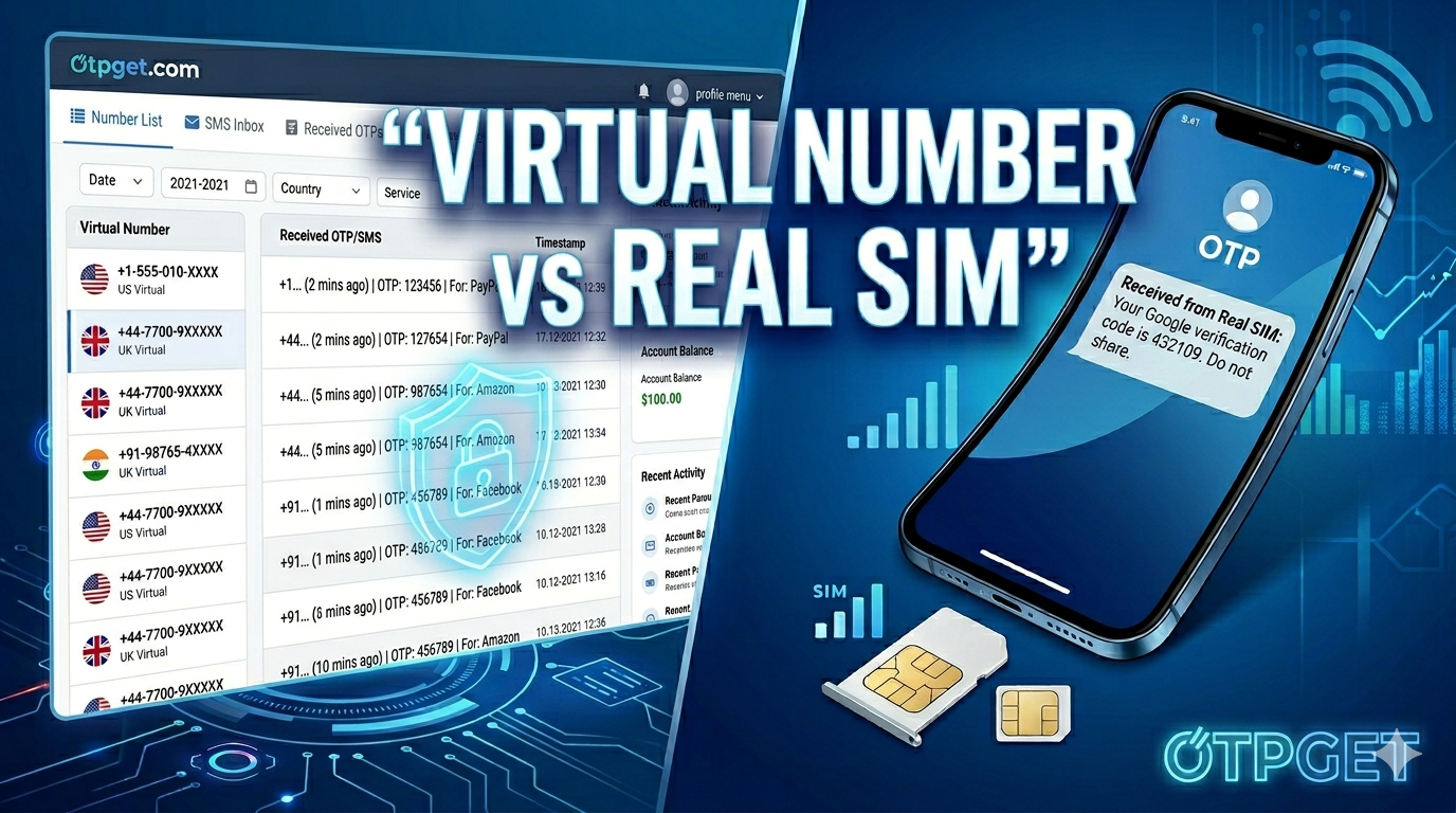 Virtual Number vs Real SIM: Key Differences Explained Clearly