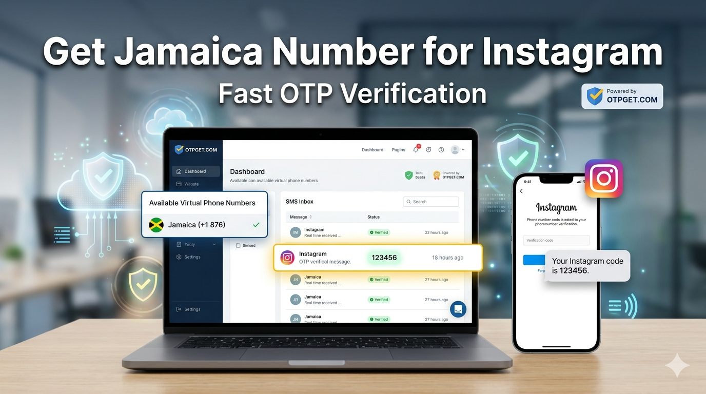 How to Get Instagram Jamaica Number Fast with OTPGET