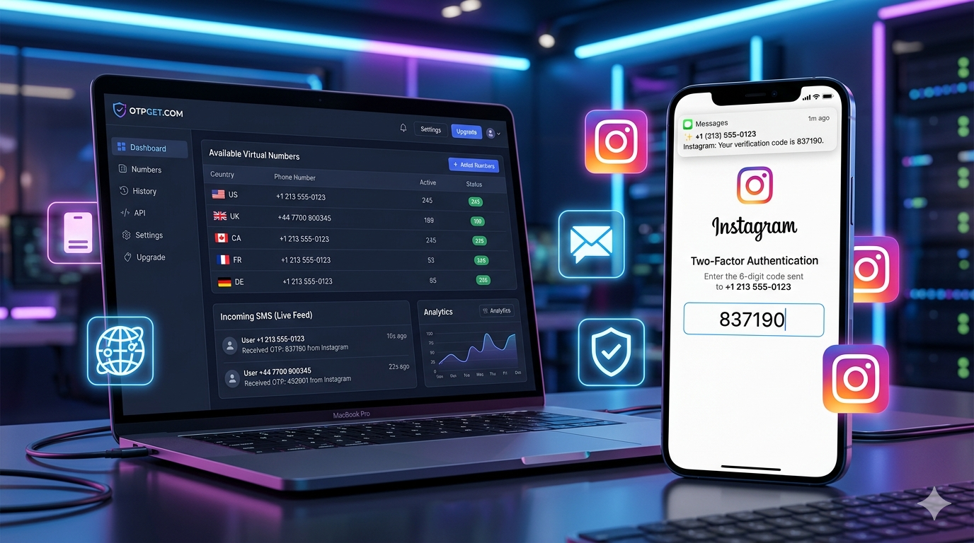 How to Get Instagram Malta Number Using OTPGET Easily