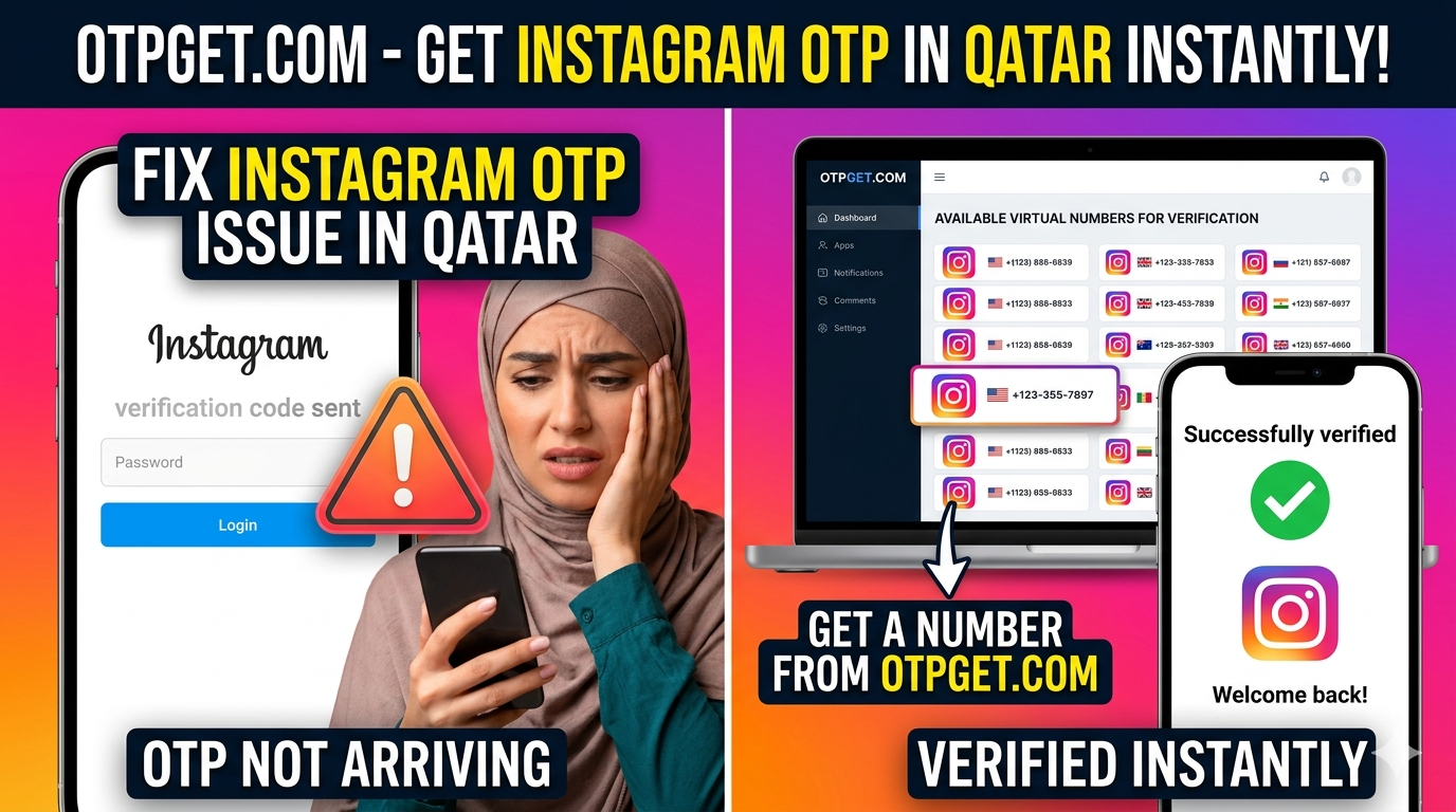 How to Get Instagram Qatar Number for OTP & Login Fix