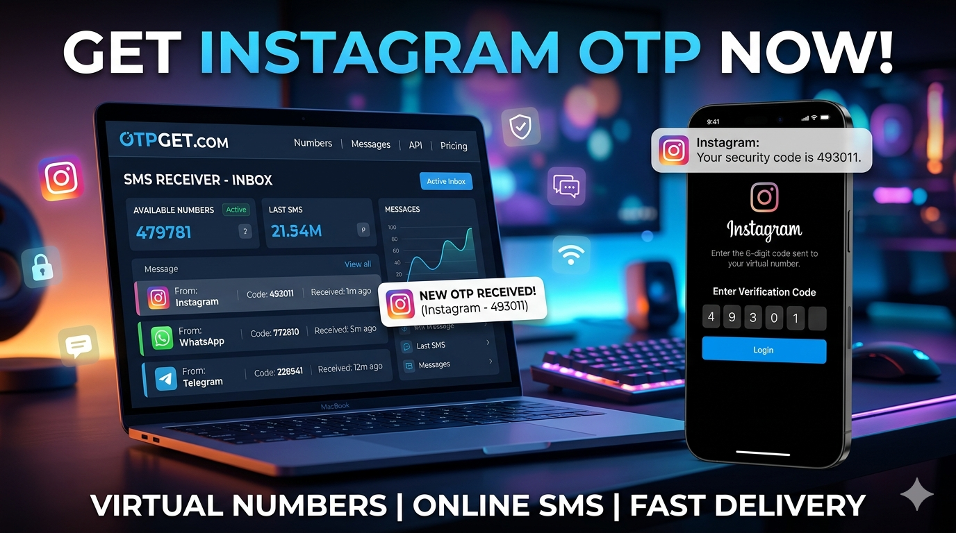 How to Get Instagram Senegal Number Using OTPGET Service Online