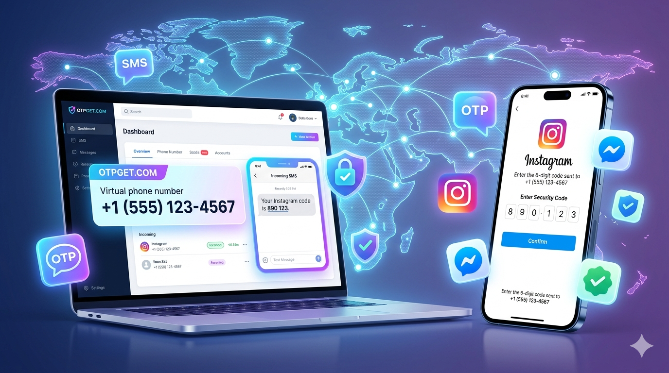 How to Get Instagram Turkmenistan Number for OTP Verification
