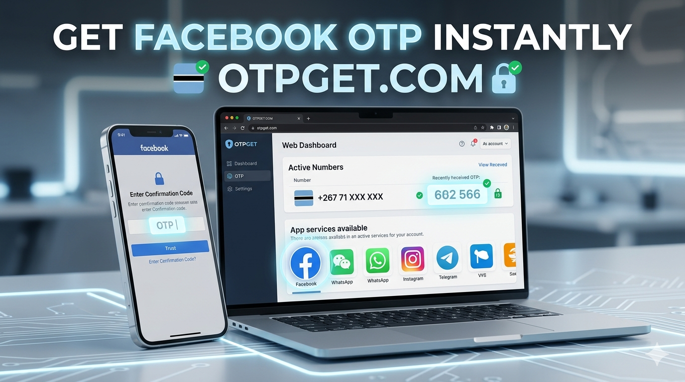 Facebook Botswana Number Guide with OTPGET Solution