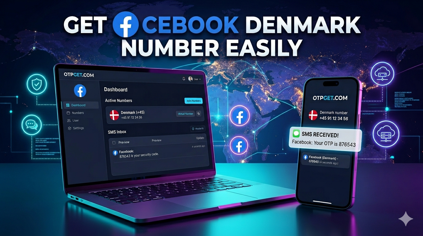 Get Facebook Denmark Number for Verification Online