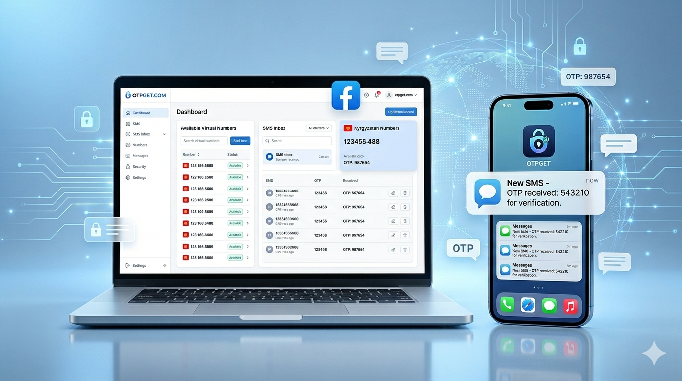 How to Get Facebook Kyrgyzstan Number Using OTPGET for Easy Verification
