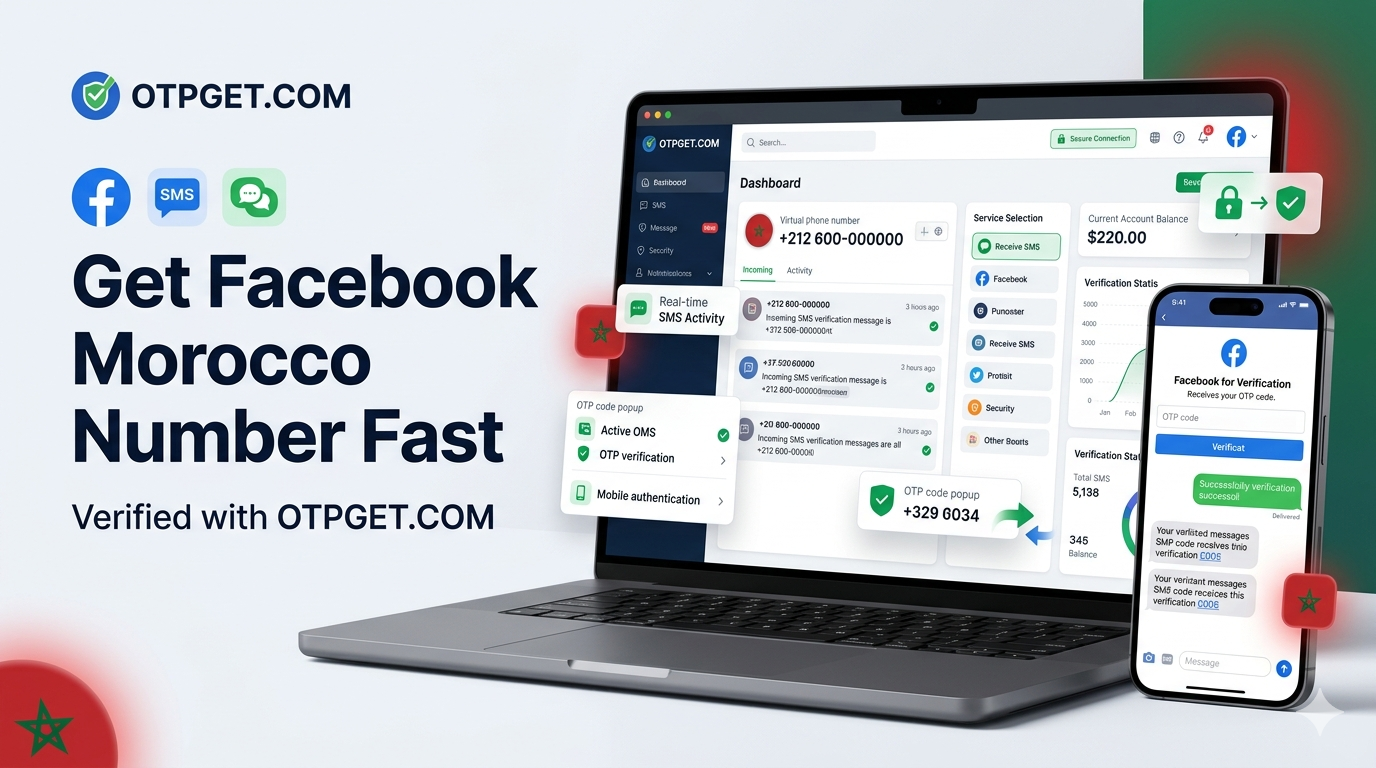 How to Get Facebook Morocco Number Fast and Secure with OTPGET