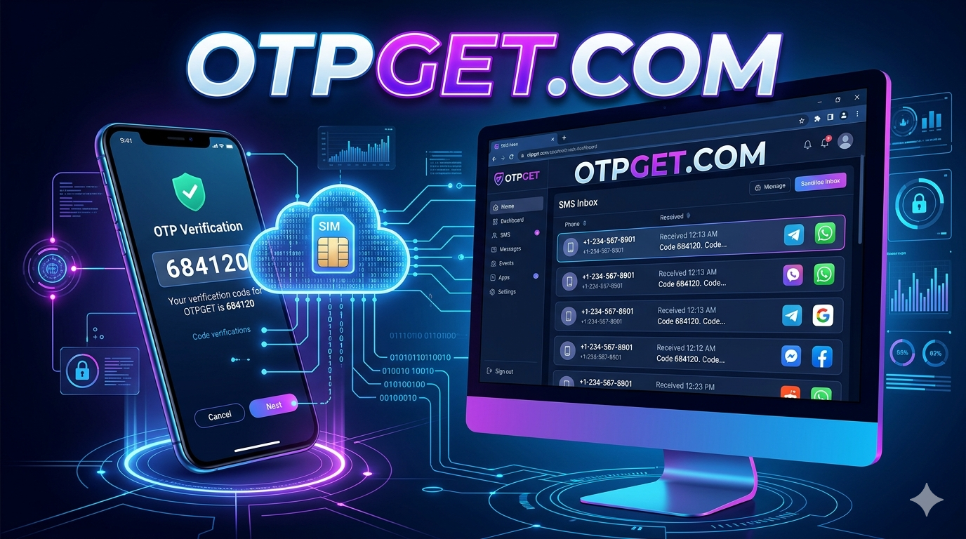 Get OTP Without SIM Card Using OTPGET Instantly Online