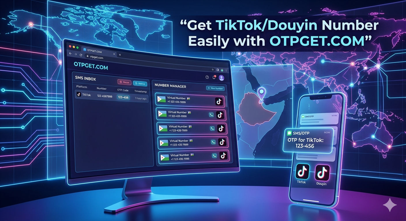How to Get TikTok & Douyin Djibouti Number for OTP Verification