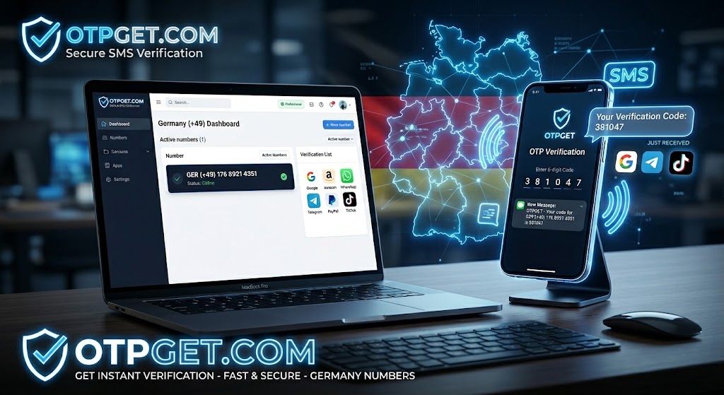 TikTok & Douyin Germany Number with OTPGET Virtual SMS Guide