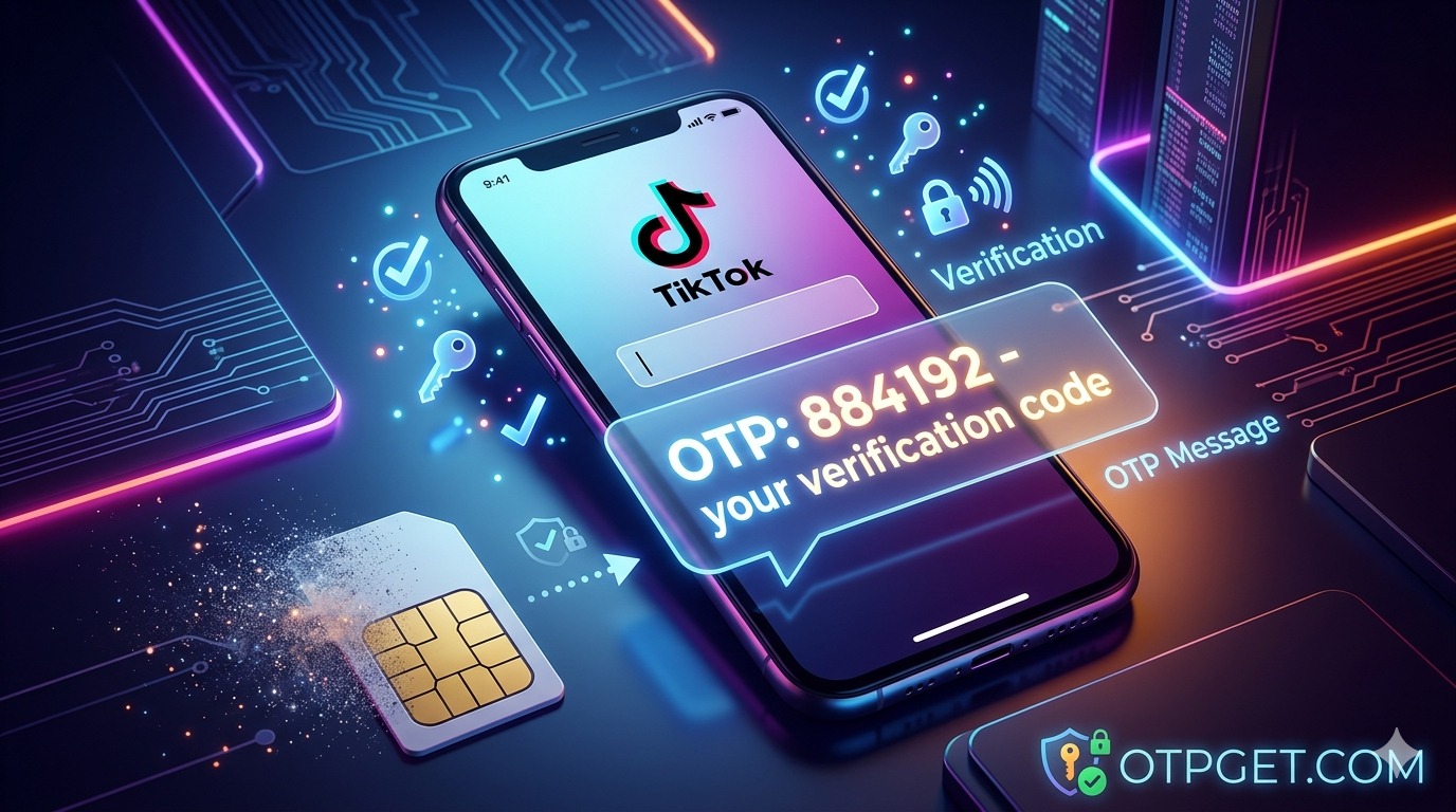 Get TikTok/Douyin Iraq Number Using OTPGET Virtual SMS Service