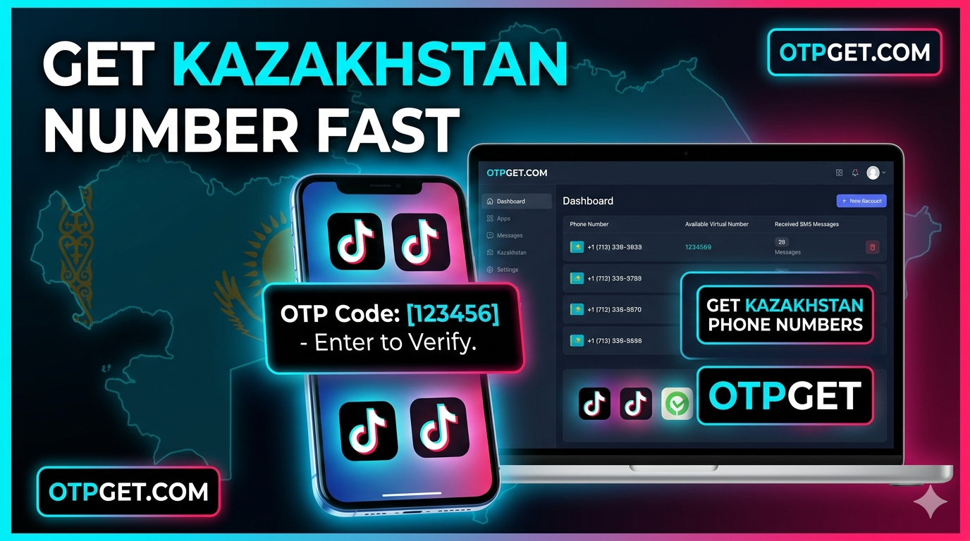 How to Get TikTok/Douyin Kazakhstan Number with OTPGET