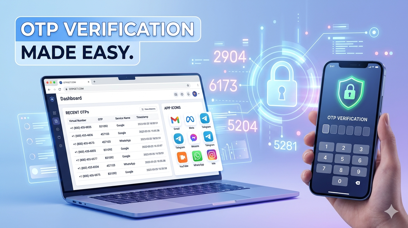 Best Virtual Numbers for OTP Verification | OTPGET Solution Guide