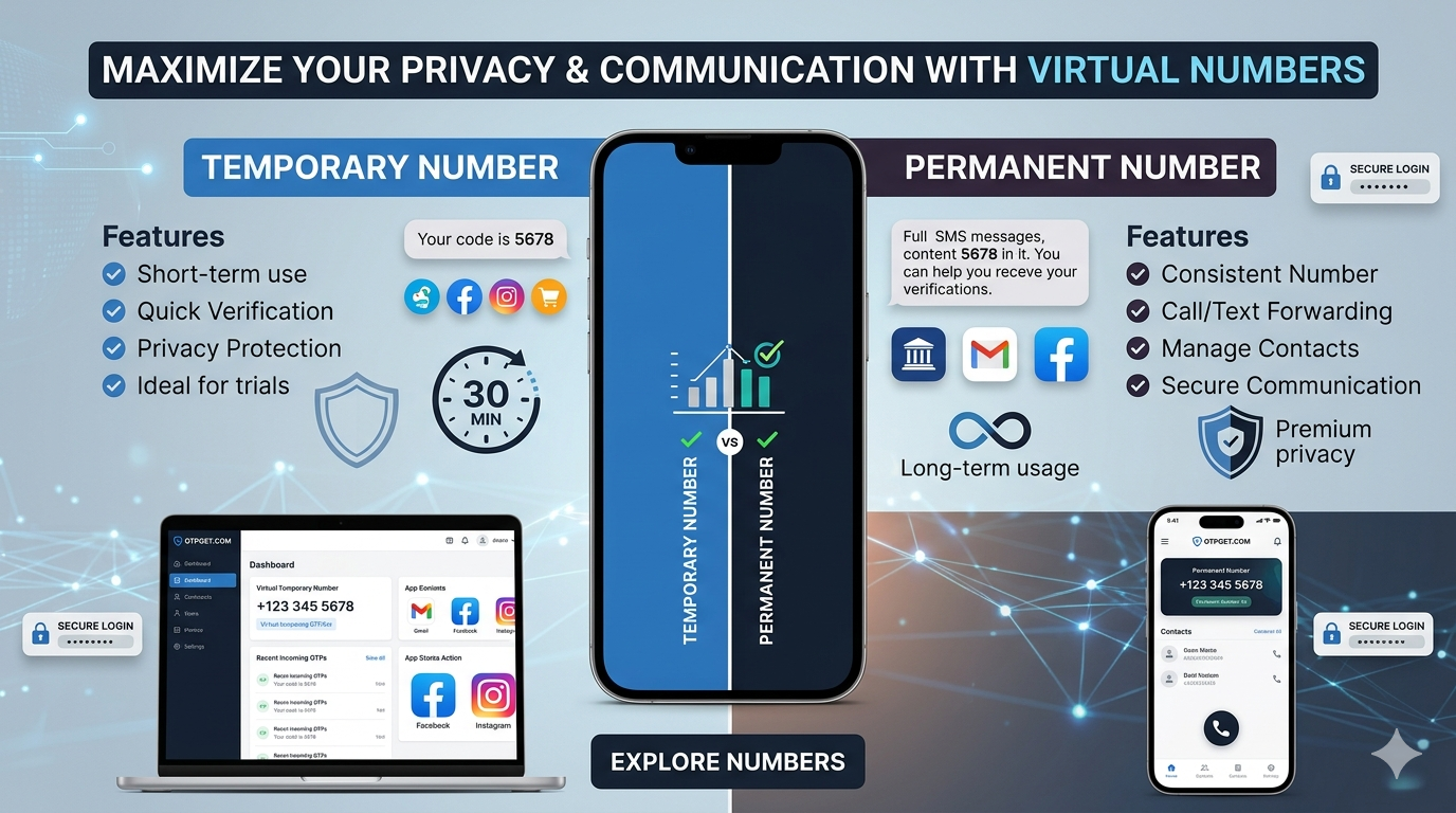 Temp Number vs Permanent Number: Full Comparison | OTPGET