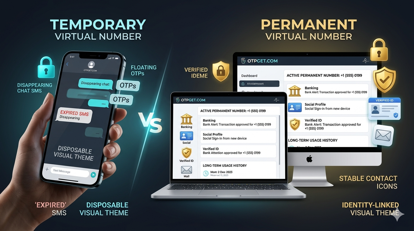 Temporary vs Permanent Number: Virtual Number & OTP Verification