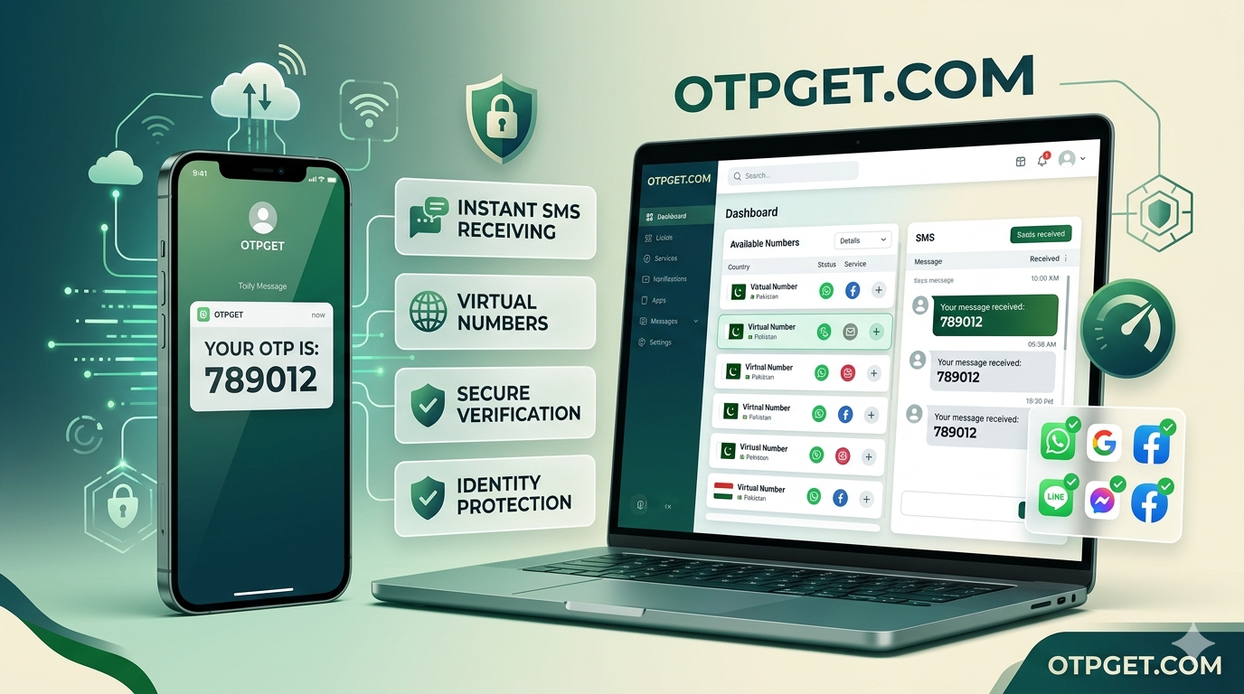Pakistan Temporary OTP Number: OTP Receiving Service OTPGET Guide