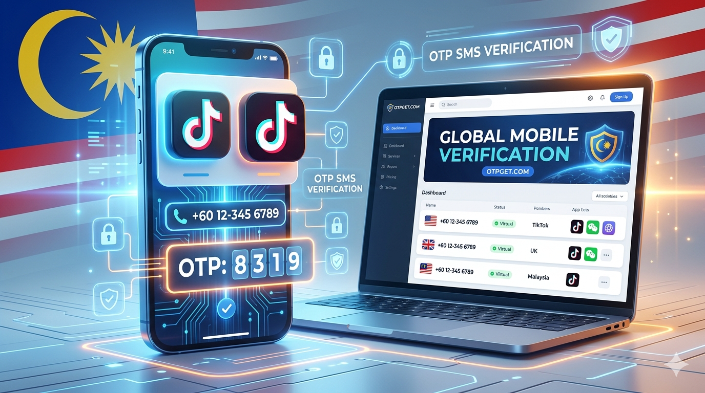 TikTok & Douyin Malaysia Number Guide with OTPGET Solution Fast