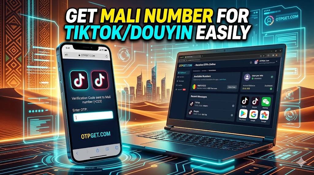 TikTok Number Mali & Douyin Verification | OTPGET Virtual Number