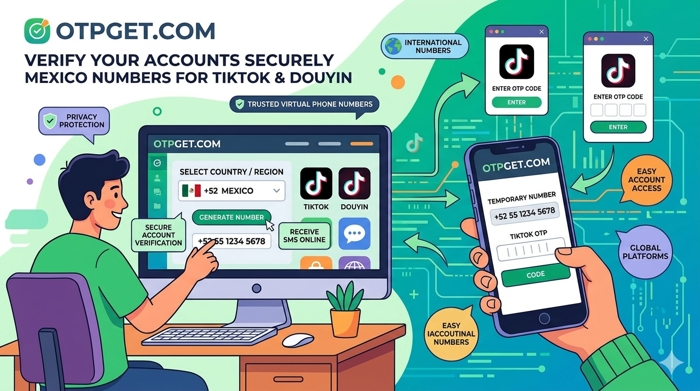 TikTok/Douyin Mexico Number Guide | Virtual SMS Solutions
