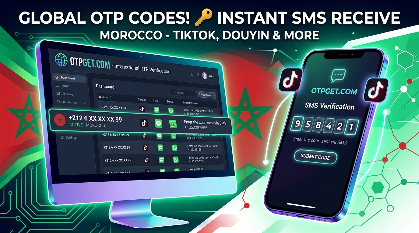How to Get TikTok/Douyin Morocco Number Using OTPGET Online