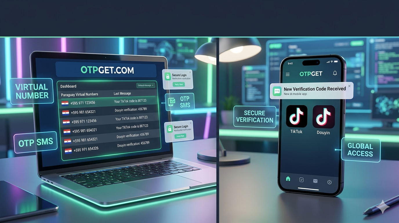How to Get TikTok/Douyin Paraguay Number Using OTPGET Service