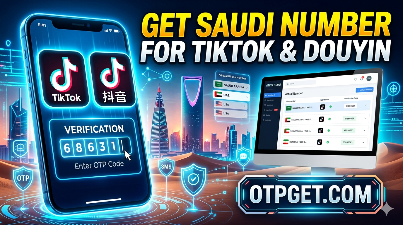 How to Get TikTok & Douyin Saudi Arabia Number with OTPGET Guide