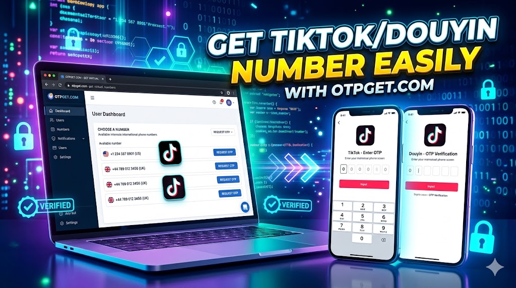 How to Get TikTok & Douyin South Sudan Number via OTPGET